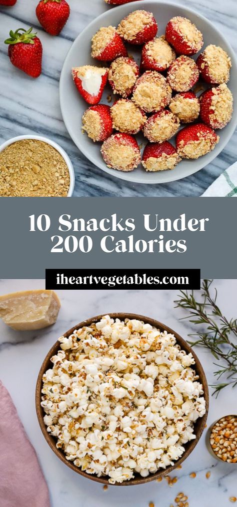 If you love to snack, try one of these delicious, healthy snacks under 200 calories. It’s a great way to satisfy a craving and you might discover your new favorite snack recipe! Easy Healthy Snack Ideas For Work, Healthy Snacks Under 200 Cal, Low Calorie Snacks Salty, Gym Snacks Healthy, Low Calorie Easy Snacks, Inside Out Snack Ideas, Low Calorie Night Time Snacks, Work From Home Snacks, Low Calorie Party Snacks