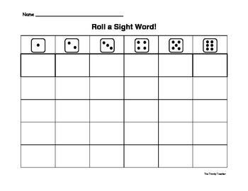 This template is perfect to help your students learn sight words. The teacher writes the targeted words on the first row. Students roll the dice and write in the sight word in the appropriate column. Independent or partners.Sight Words, Dice, Games, Word Wall, Independent, Partner, Small Group, Learn Sight Words, Games Preschool, Game Station, Preschool Sight Words, The Sight Word, Sight Word Fun, Teaching Sight Words, Sight Word Reading, Sight Words Kindergarten