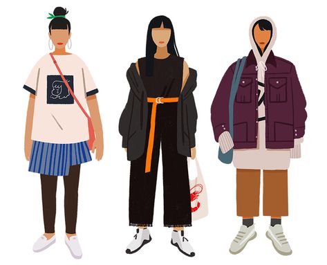 Outfit Picker, Illustration Clothes, Digital Fashion Illustration, 달력 디자인, Fashion Design Sketch, Digital Fashion, Because I Can, Baggy Clothes, 캐릭터 드로잉