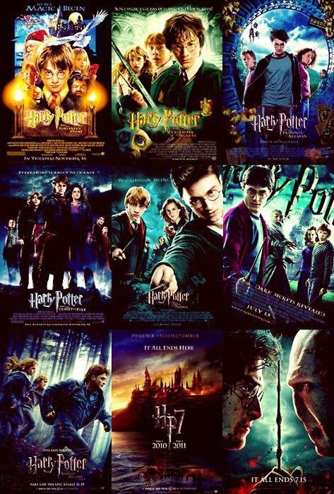 Harry Potter Movie Poster, Movie Poster Collage, Hp Movies, Harry Potter Voldemort, Magical Wand, Greatest Movies, Friends Logo, Harry Potter Movie, Harry Potter Poster