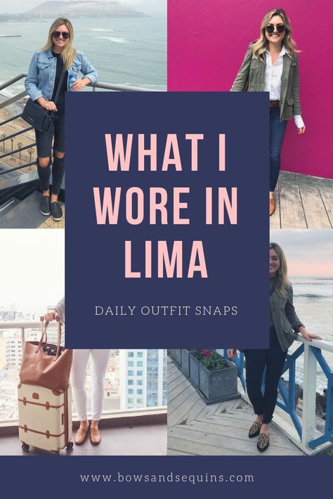 Remote Year: What I Wore in Lima, Peru — bows & sequins Peru Clothing, Machu Picchu Peru Travel, Lima Peru Travel, Peruvian Sweaters, Tourist Outfit, Peru Vacation, September Outfits, December Outfits, October Outfits