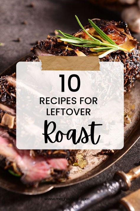 Looking for creative ways to use leftover roast for your next meal? Check out these 10 delicious recipes perfect for repurposing your Easter dinner leftovers. From hearty sandwiches to flavorful salads, these summer dinner recipes will breathe new life into your roast leftovers. Say goodbye to food waste and hello to mouthwatering dishes that will impress your family and friends. Leftover Roast Beef Sandwich, Recipes With Leftover Roast, Leftover Bbq Chicken Recipes, Flavorful Salads, Hearty Sandwiches, Leftover Pork Tenderloin, Oven Pot Roast, Classic Pot Roast, Summer Dinner Recipes