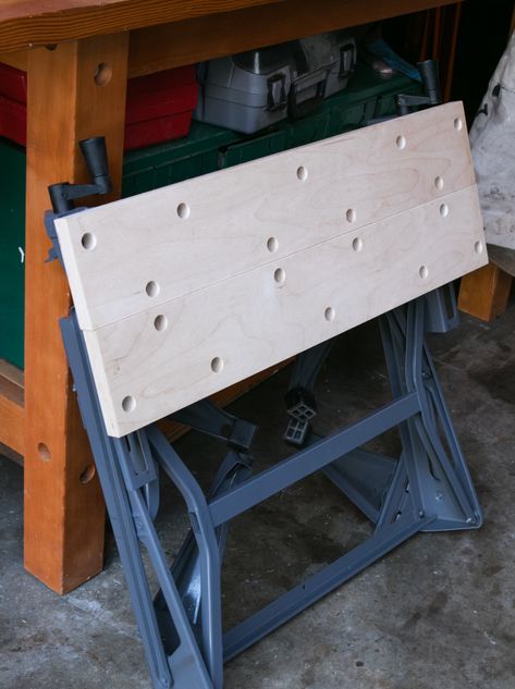 Fixing Up a Vintage Workmate Portable Workbench | Man Made DIY | Crafts for Men Workmate Hacks, Workmate Upgrades, Mini Workbench, Mft Table, Workbench Top, Portable Workbench, Folding Workbench, Work Benches, Tool Workbench