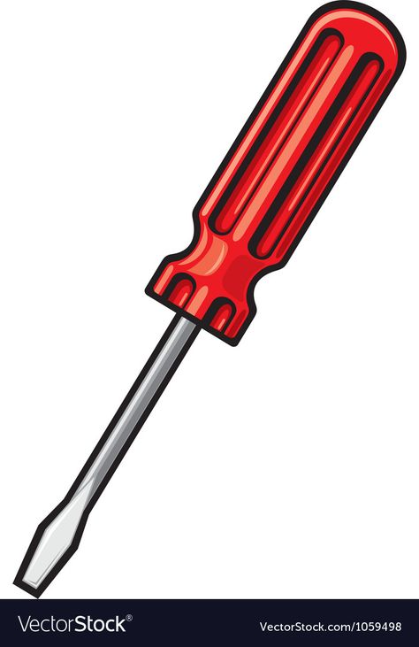 Screwdriver Tattoo, Screwdriver Drawing, Dresser Painting, Beer Icon, Screw Drivers, Apple Vector, Hair Salon Design, Cross Vector, Diamond Vector