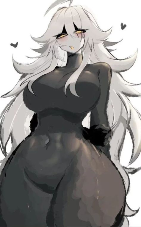 White Hair, Twitter, Hair, Anime, White, Black