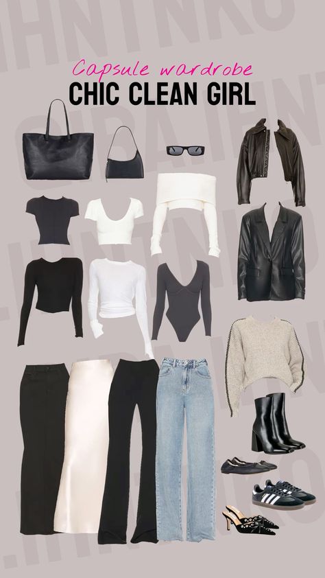 Clean Girl Aesthetic, Clothes And Shoes, Clean Girl, Capsule Wardrobe, Wardrobe, Clothes