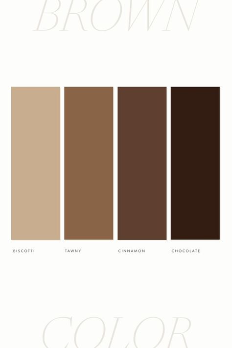 Brown color story exploration Brown Hues Colour Palettes, Brown Bedroom Ideas Cozy Color Palettes, Brown Shades Wedding Theme, Brown Wedding Theme Groomsmen, Espresso Brown Color Palette, Brown Theme Wedding Color Schemes, Mocha Wedding Theme Color Schemes, Shades Of Brown Birthday Party, Mocha Brown Wedding Theme