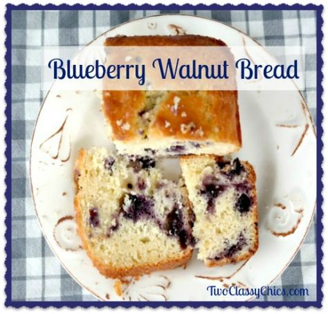 Grandma's Blueberry Walnut Bread Blueberry Walnut Bread, Walnut Bread Recipe, Muffins Recipes, Walnut Recipes, Walnut Bread, Blue Berry, Nut Recipes, Bread Butter, Recipe For Mom