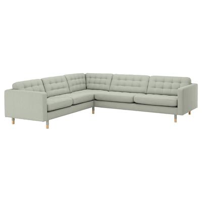 SÖDERHAMN Sectional, 5-seat, Samsta orange - IKEA Ektorp Sectional, Landskrona Sofa, Ikea Landskrona, Ikea Sofa, Corner Sofa Bed, Ikea Family, Green Wood, Corner Sectional, Bed Storage