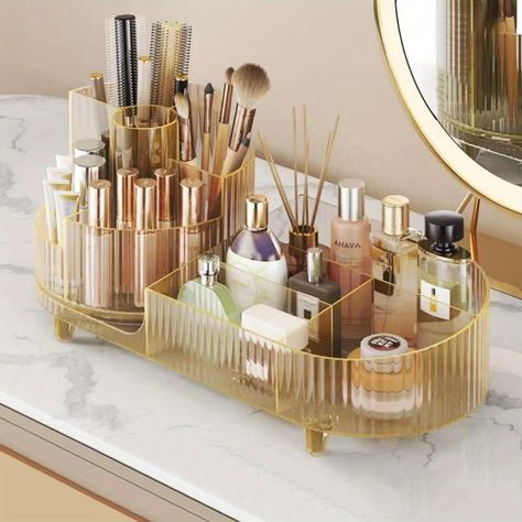 Faster shipping. Better service Makeup Organizer Shelf, Makeup Organizer For Vanity, Makeup Palette Display, Makeup Organization Dresser Top, Bedroom Makeup Organization, Desktop Makeup Organization, Organize Makeup Small Space, Makeup Closet Organization, Makeup Organization On Desk