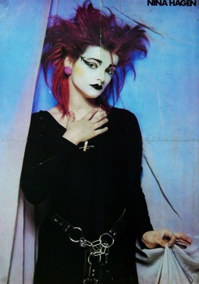 Nina Hagen 1979 Blitz Kids, 80s Goth, New Wave Music, Nina Hagen, 80s Punk, Kei Visual, Rock Chick, Punk Rocker, Punk Girl