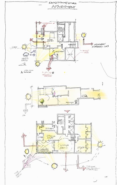 Sketches architecture drawings concept architectural lighting Kanchanjunga Apartments Charles Correa Lighting Analysis Architecture, Architectural Environmental Analysis, Light Diagrams Architecture, Architecture Lighting Diagram, Architecture Light Diagram, Light Analysis Architecture, Analytical Diagram Architecture, Architecture Environmental Diagram, Interior Design Case Study