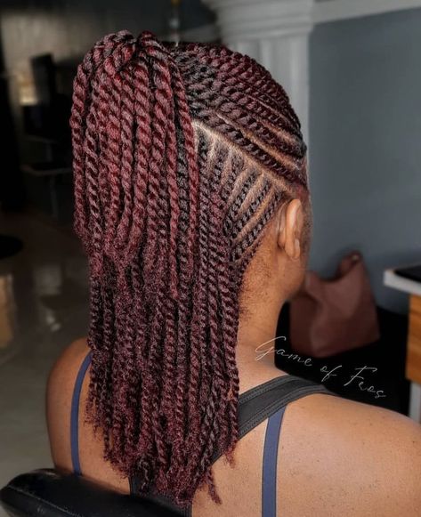 Twists And Cornrows Hairstyles, Two Strand Twist Ponytail, Two Strand Twist With Weave, Two Strand Twist Braids, Natural Hair Twists Protective, 2 Strand Twist Styles Natural, Protective Natural Hairstyles, Two Strand Twist Updo, Natural Hair Flat Twist