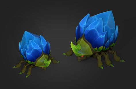 ArtStation - Crystal beetle, Maria Kokova Beetle Concept Art, Fantasy Fields, Art Station, Field Guide, Concept Art, Universe, Crystals, Art