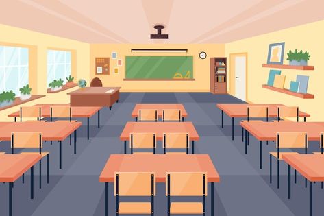 Background For Video, Interior Board, Education Background, Background Education, Animation Schools, Classroom Interior, Classroom Background, Chalkboard Table, School Building Design