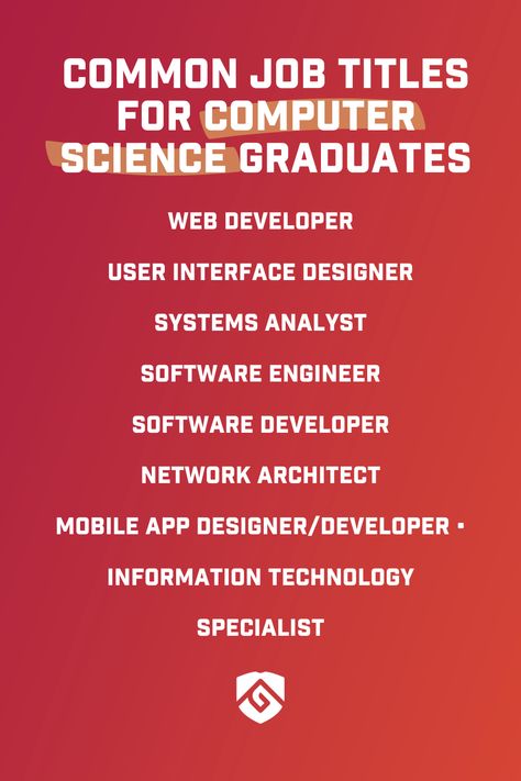 The best part? These are only a few of the many jobs available to computer science graduates, and after getting your degree from CSU Global, you'll be well-equipped for whichever you choose! Check out our Computer Science program today! Science Major, Computer Science Major, Job Titles, Bachelor's Degree, Computer Science Degree, Computer Programmer, Colorado State University, Research Scientist, Bachelors Degree