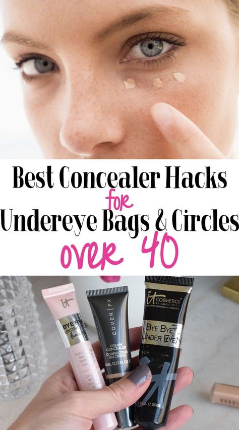 Best Concealer Hacks for Undereye Bags and Circles - 15 Minute Beauty Fanatic Undereye Concealer Tips, Concealer Hacks, Concealer Tips, Undereye Bags, Undereye Concealer, Dark Undereye, Pale Complexion, Dark Eye Makeup, Contour Makeup Tutorial