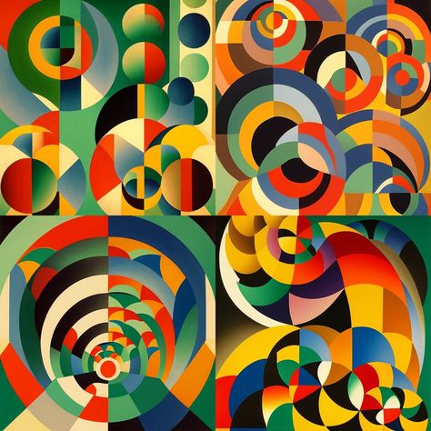 Sonia Delaunay Fashion, Sonja Delaunay, Sonia Delaunay Art, Delaunay Art, Color Theory Art Lessons, High School Art Room, Capstone Project Ideas, Robert Delaunay, Color Theory Art