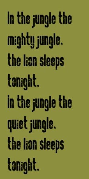 Paper Lace - The Lion Sleeps Tonight - song lyrics, songs, music lyrics, song quotes,music quotes Quotes Lyrics Songs, Quotes Music Lyrics, Lion Sleeps Tonight, The Lion Sleeps Tonight, Sound Track, Lyrics To Live By, Quotes Board, Great Song Lyrics, Quotes Music