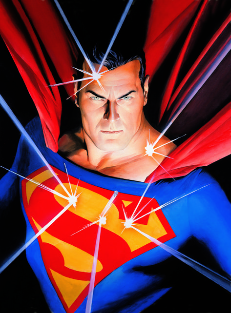 Dc Comics Poster, Art Dc Comics, Andy Warhol Museum, Superman Gifts, Superman Artwork, Superman Family, Superman Art, Superman Comic, Alex Ross