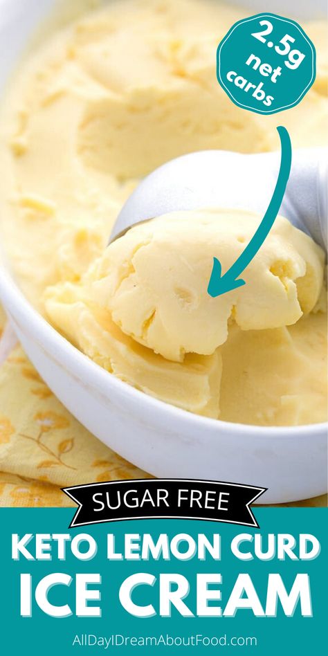 Lemon Curd Ice Cream Recipe, Keto Lemon Ice Cream, Lemon Desserts Keto, Keto Lemon Curd Recipe, Keto Lemon Recipes, Keto Lemon Pudding, Keto Lemon Desserts, Keto Lemon Curd, Lemon Keto