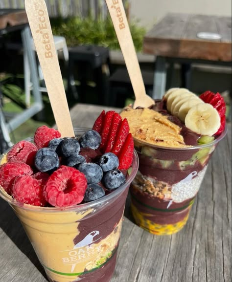 Big Salads, Açai Bowls, Healthy Munchies, Acai Bowls Recipe, Açaí Bowls, Healthy Food Snacks, Acai Smoothie Bowl, Acai Bowls, Healthy Food Motivation