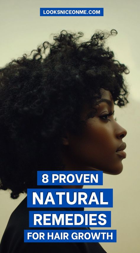 Achieve your dream hair length with these natural hair growth remedies! Explore scalp care tips, growth-boosting oils, and simple home remedies. Growing Thicker Hair Naturally, Natural Hair Growth Chart, Grow Afro Hair Fast, Growing Afro Hair, Hair Growth Remedies, Thick Healthy Hair, Remedies For Hair Growth, Hair Growth Charts, Thicker Hair Naturally