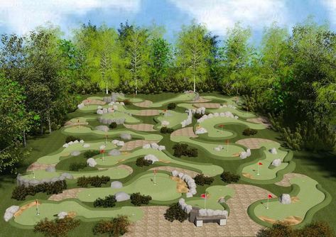 Diy Mini Golf, Outdoor Mini Golf, Mini Putt, Dubai Golf, Putt Putt Golf, Adventure Golf, Course Design, Crazy Golf, Public Golf Courses