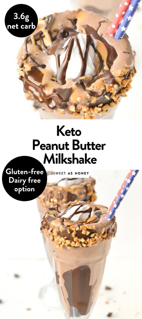 Keto Shake, Keto Milkshake, Peanut Butter Milkshake, Desayuno Keto, Keto Shakes, Sugar Free Drinks, Brownie Cheesecake, Keto Peanut Butter, Keto Drinks