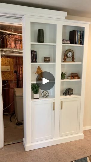 93 reactions · 22 shares | We have done it. Our single sliding doors are now automatic! Order today at maderrashop.com #slidingdoors #slidingbookshelfdoor #secretroom | By Maderra - Bookshelf Doors | Facebook Bookshelf Door Diy, Sliding Bookshelf Door, Sliding Bookshelf, Bookshelf Doors, Sliding Door Cabinet, Sliding Cabinet, Bookshelf Door, Sliding Cabinet Doors, Door Diy