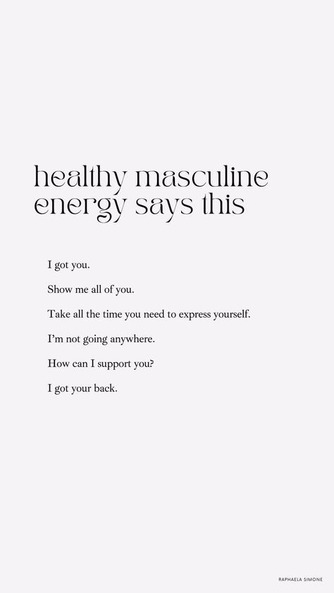 Feminine And Masculine Couple, Energy Love Quotes, Feminine Love Quotes, What Is Masculine Energy, Masculine Feminine Energy Quotes, I Love Your Energy Quotes, Masculine Man Feminine Woman Quotes, Feminine Masculine Aesthetic, Healthy Masculinity Quotes