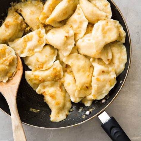 Potato-Sauerkraut Pierogi | Cook's Country Ukrainian Dishes, Boiled Dumplings, Polish Princess, Hungarian Dishes, Polish Dumplings, Polish Dishes, Polish Pierogi, Batch Meals, Cooks Country