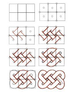 | Art class ideas | Bloglovin’ Celtic Drawings, Grid Paper Printable, Celtic Knot Tutorial, Knot Drawing, Celtic Knot Drawing, Celtic Images, High School Project, Knot Tutorial, Wood Art Diy