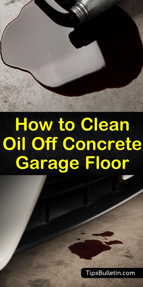 Remove Oil From Concrete, Concrete Garage Floor, Countertops White Cabinets, Concrete Cleaner, Workbench Ideas, Countertops Wood, Best Pressure Washer, Clean Concrete, Concrete Garages