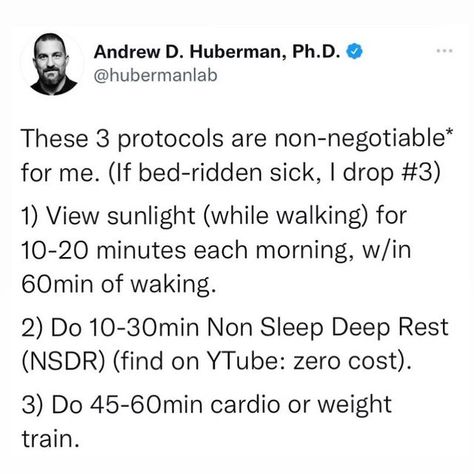 Andrew Huberman, Sleep More, Vie Motivation, Get My Life Together, Healthy Lifestyle Inspiration, Mental And Emotional Health, Self Care Activities, Every Single Day, The Foundation