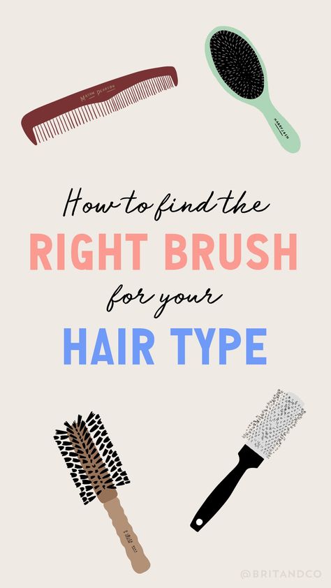 Hair Brush For Straight Hair, Hairbrush For Wavy Hair, Hair Brush For Wavy Hair, How To Brush Wavy Hair, How To Brush Your Hair Correctly, Brushes For Wavy Hair, Brush For Wavy Hair, Straight Hair To Wavy, Wavy Hair To Curly