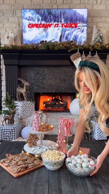 Macy Blackwell on Instagram: "Making a family favorite treat for the premiere of Checkin’ It Twice on @HallmarkChannel! My mom would make these every Christmas when I was a kid, and now they are a seasonal staple in our house. Only 3 ingredients! Another family tradition is watching the Hallmark Channel’s Countdown to Christmas movies. Tune in to #CheckinItTwice this Friday at 8/7c. I am so excited for this premiere because I can totally relate to the family traditions and hometown holiday festivities shown in the movie as I’ve always emphasized the importance of tradition in my own family... you all know how I like to go all out for the holidays! #CountdownToChristmas #CheckinItTwice #HallmarkPartner Ingredients: 1 package chocolate sandwich cookies 8 oz brick cream cheese 24 oz packa Macy Blackwell Christmas, Macy Blackwell, Holiday Recipes Christmas, Chocolate Sandwich, Chocolate Sandwich Cookies, Countdown To Christmas, Because I Can, Family Tradition, Hallmark Channel