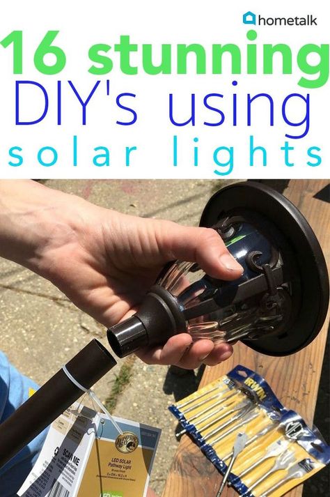 Brighten up your life with these wonderful solar lighting projects! Stump Light, Porch Projects, Solar Post Caps, Solar Lighting, Outdoor Showers, Bottle Garden, Solar String Lights, Rustic Doors, Solar Lamp