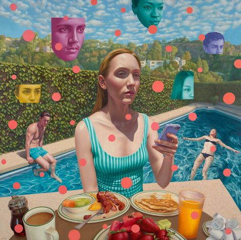 Alex Gross, Kunst Collages, Laurel Canyon, Surrealism Painting, Gcse Art, A Level Art, Ap Art, Pop Surrealism, Art Portfolio