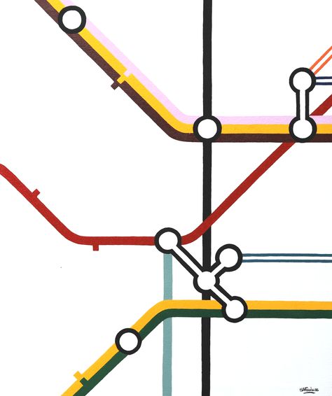 Tube Map, London Subway Map, London Underground Illustration, London Underground Map Art, London Tube Map Art, London Underground Posters, Underground Map, London Underground Artwork, London Tube Map