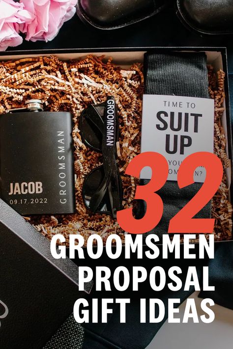 Creative Ways To Ask Groomsmen, Ideas For Asking Groomsmen, Groomsmen Invitation Ideas, Groomsmen Proposal Box Ideas Diy, Groomsman Box Ideas, Easy Groomsmen Proposal, Groomsman Proposal Ideas Non Alcoholic, Bridesmen Proposal Ideas, Groomsmen Gift Boxes