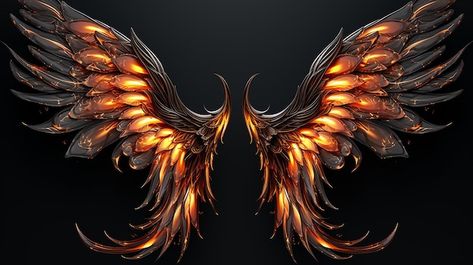 Photo majestic flight phoenix wings isol... | Premium Photo #Freepik #photo Angelic Background, Phoenix Wings, Background Pics, Business Card Maker, Poster Maker, Poster Invitation, Skin Art, Cartoon Clip Art, Chinese Painting