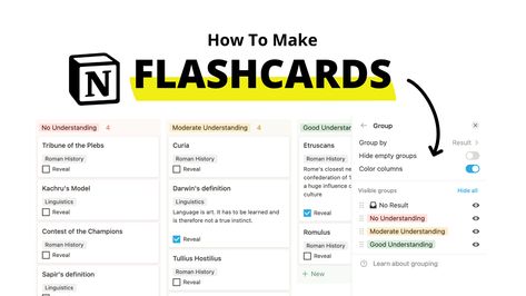 How To Make Study Flashcards, Flashcards Aesthetic, Flashcard Template, Student Notion Template, Make Flashcards, A Flashcard, Notion Template Ideas, Free Notion Templates, Flash Card Template