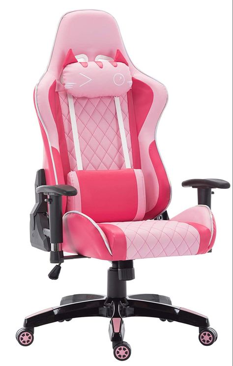 Pink Gaming Chair, Game Chairs, Pc Gaming Chair, Gamer Chair, Reclining Office Chair, Racing Chair, Pink Games, Game Chair, Gamer Room Decor