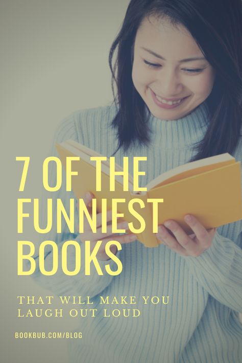 7 funny books that will make you laugh out loud.   #books #funny #funnybooks Funny Audio, Best Book Club Books, Books Funny, Funny Books, Uplifting Books, Female Books, Feel Good Books, Clean Book, Book Editorial