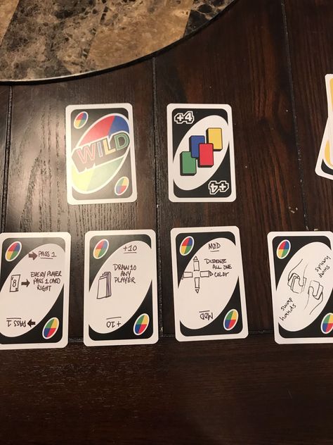 Uno Wild Card Ideas, Uno Wild Card, Custom Uno Cards, Uno Rules, Drunk Games, Play Uno, Jenga Game, Uno Card Game, Fun Drinking Games