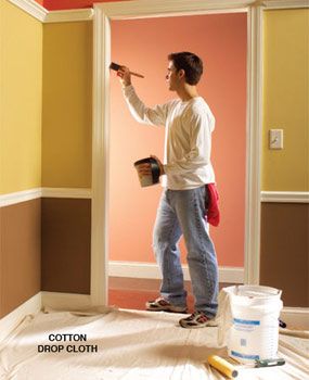 10 Interior House Painting Tips & Painting Techniques for the Perfect Paint Job - Article | The Family Handyman, need to keep this in mind when painting the baby's room Interior House Painting, House Painting Tips, Indoor Painting, House Paint Interior, Building Maintenance, Handyman Services, Professional Painters, Family Handyman, Painting Trim