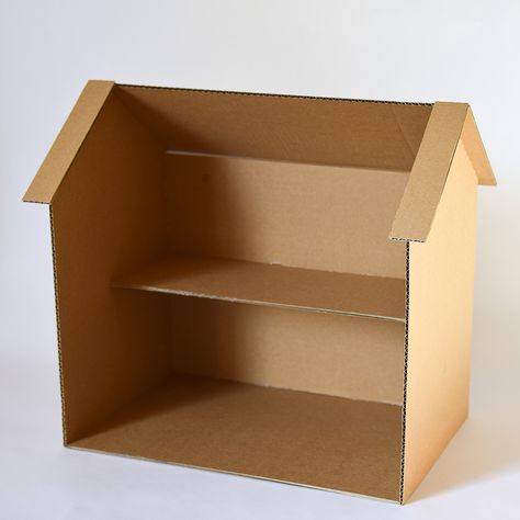 Learn how to make a cardboard dollhouse with these free printable dollhouse templates! #printable #dollhouse #cardboard #diytoys Diy Dollhouse Cardboard Boxes, Dollhouse Paper Printables, How To Make A Doll House With Cardboard, Cardboard Doll House Diy, Cardboard Box Doll House, Diy Dollhouse Cardboard, Dollhouse From Cardboard, Cardboard House Template, Cardboard Dollhouse Diy