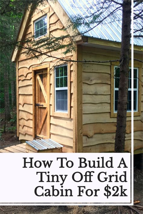 Off Grid Cottage Plans, Tiny House Hunting Cabin, Build Your Own Tiny House Diy, Diy Tiny Cabin Cheap, Tiny Homes On A Budget, Mobile Tiny House Plans, Building A Cabin In The Woods, Diy Small Cabin Plans Off Grid, Tiny House On Skids