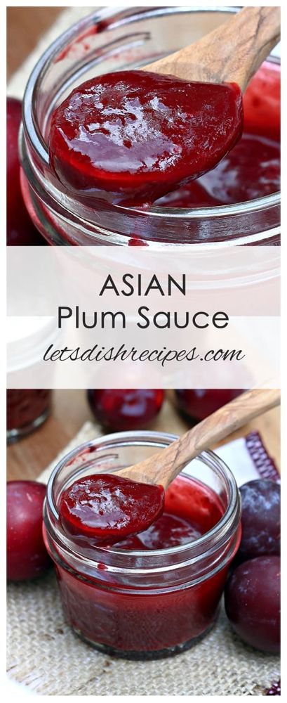 Recipes With Plum Sauce, Plum Sauce Recipe, Daring Gourmet, Plum Recipes, Sweet And Sour Sauces, Asian Spices, Plum Sauce, Asian Sauce, Fresh Salad